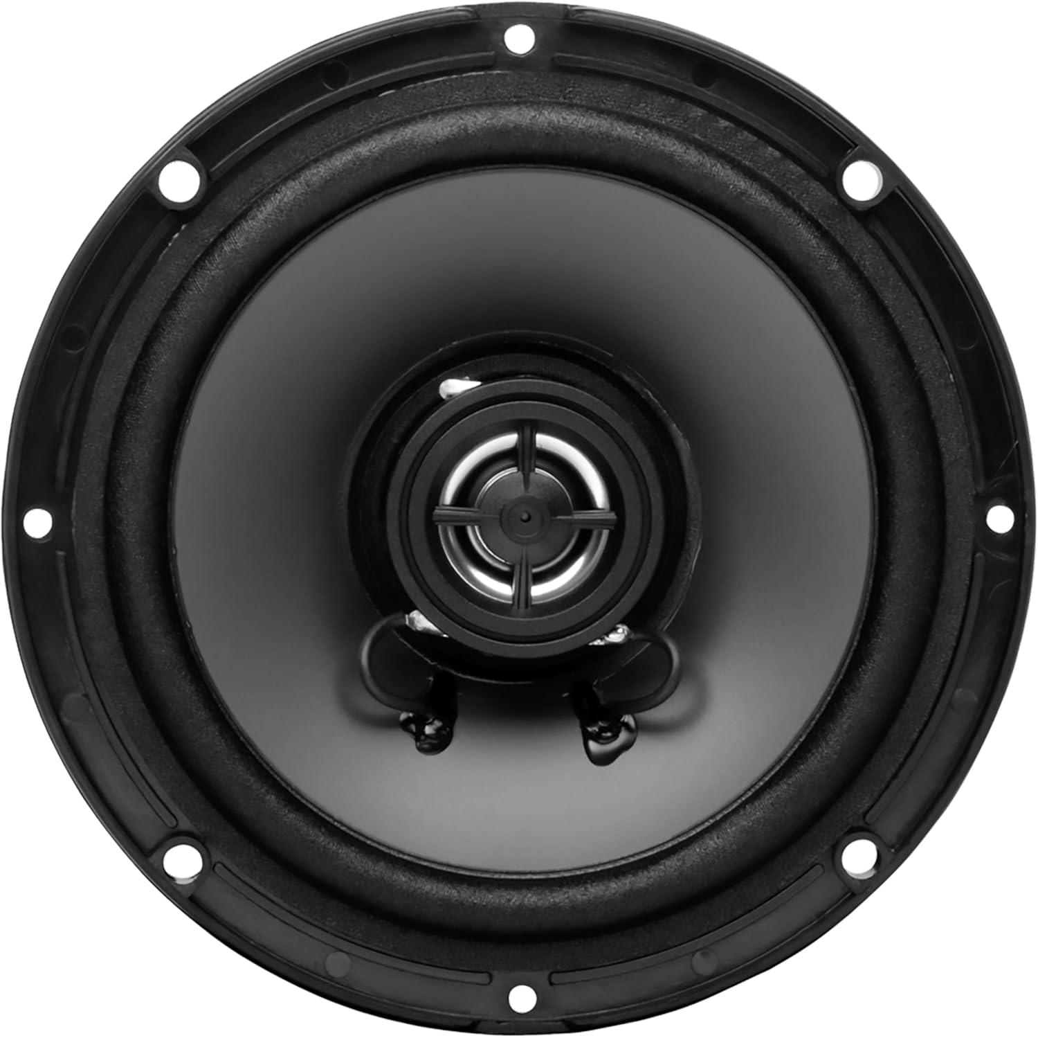 imageBOSS Audio Systems MRGB55W 525 Inch Marine Speakers  Weatherproof 150 Watts Per Pair 75 Watts Each MultiColor Illumination Full Range 2 Way Sold in Pairs525 Black 150W MR50B