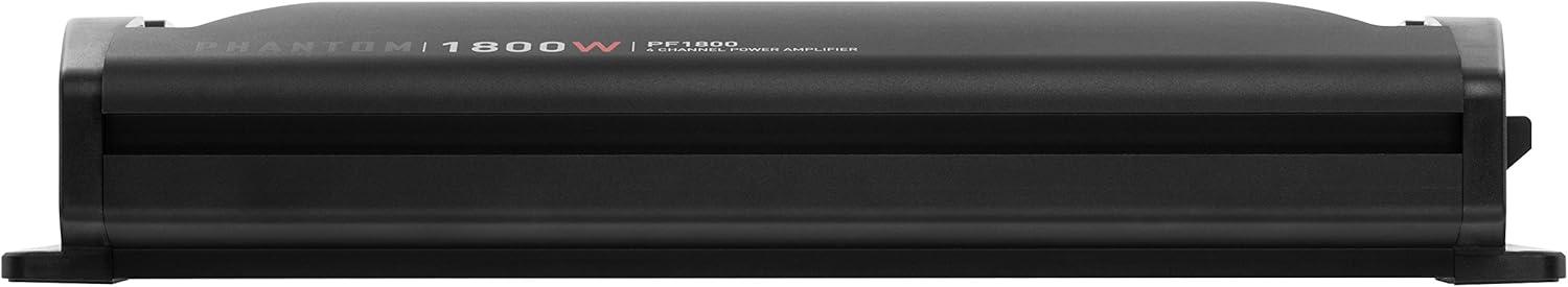 imageBOSS Audio Systems PF1800 4 Channel Car Amplifier  1800 Watts Full Range Class AB 24 Ohm Stable Mosfet Power Supply Bridgeable1800 Watt 4 Channel