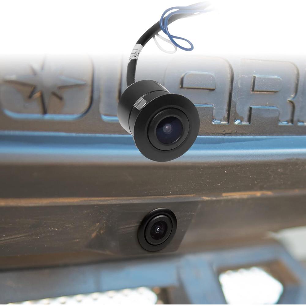 imageBOSS Audio Systems POLCAM OffRoad Front Or Reverse Rearview Backup Vehicle Camera  Compatible With Polaris RZR Ride Command ATV UTV Waterproof IPX6 Rated Low Light Visibility Wide Angle ViewCamera