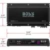 imageBOSS Audio OX3KD Onyx Model 3000 Watt High Output Monoblock Full Range Class D Amplifier with Variable Low Pass Crossover and Remote Control3000W Monoblock