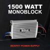 imageBOSS Audio Systems AR2000M Monoblock Car Amplifier  2000 High Output HighLow Level Inputs LowPass Crossover Hook Up to Subwoofer for BassClass AB Monoblock 1500W