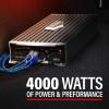 imageBOSS Audio Systems AR2000M Monoblock Car Amplifier  2000 High Output HighLow Level Inputs LowPass Crossover Hook Up to Subwoofer for BassClass D Monoblock 4000W