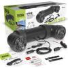 imageBOSS Audio Systems ATV65BRGB ATV UTV Weatherproof Sound System  65 Inch Speakers 1 Inch Tweeters Full Range Audio Builtin Amplifier Bluetooth MultiColor Illumination Hook Up To Stereo4 Speakers  Black