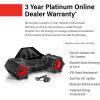 imageBOSS Audio Systems ATVB95LED ATV UTV Sound System  8 Inch Full Range Stereo Speakers 15 Inch Tweeters IPX5 Weatherproof Builtin Amplifier Bluetooth Remote Light Bar Storage Compartment8 Speakers  RGB  LED Lightbar