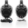 imageBOSS Audio Systems B40RGB ATV UTV Weatherproof Waketower Speaker System  Amplified 4 Inch Full Range 2 Way Bluetooth RGB Led Illumination IPX5 Rated Weatherproof Sold in Pairs