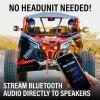 imageBOSS Audio Systems B62ABT ATV UTV Marine Weatherproof Waketower System  Amplified 65 Inch Stereo Speakers Full Range 2 Way Tweeters Bluetooth IPX5 Rated Sold in Pairs for Boat Wake Tower65 Speakers RGB 500W