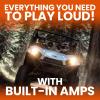 imageBOSS Audio Systems B62ABT ATV UTV Marine Weatherproof Waketower System  Amplified 65 Inch Stereo Speakers Full Range 2 Way Tweeters Bluetooth IPX5 Rated Sold in Pairs for Boat Wake Tower65 Speakers Black 750W