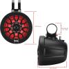 imageBOSS Audio Systems B62ABT ATV UTV Marine Weatherproof Waketower System  Amplified 65 Inch Stereo Speakers Full Range 2 Way Tweeters Bluetooth IPX5 Rated Sold in Pairs for Boat Wake Tower65 Speakers RGB 500W