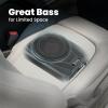 imageBOSS Audio Systems BASS8K 8 Inch Powered Car Subwoofer and Amplifier Wiring Kit Package  800 Watts Max Power Under Seat Low Profile 8 Gauge Wiring Kit for Truck Boxes and EnclosuresNo Wiring Kit
