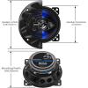 imageBOSS Audio Systems BE423 Rage Series 4 Inch Car Door Speakers  225 Watts Pair 3 Way Full Range Tweeters Coaxial Sold in Pairs Bocinas para Carro