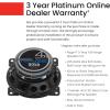 imageBOSS Audio Systems BE423 Rage Series 4 Inch Car Door Speakers  225 Watts Pair 3 Way Full Range Tweeters Coaxial Sold in Pairs Bocinas para Carro