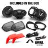 imageBOSS Audio Systems BHD14 Harley Davidson 6 x 9 Inch Saddlebag Speaker Kit  Fits Select 2014 Road Glide and Street Glide Motorcycles 300 Watts of Power Per Pair Full Range 2 Way Sold in Pairs