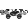 imageBOSS Audio Systems BHD3F Harley Davidson Bike Front Speakers Kit System  Fits Select 1998 Electra Road Glide and Street Glide Motorcycles 4 Channel Amplifier 65 Inch Full Range 300Watt Speakers