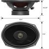 imageBOSS Audio Systems BHD98 Harley Davidson 6 x 9 Inch Saddlebag Speaker Kit  Fits Select 19982013 Road Glide and Street Glide Motorcycles 300 Watts of Power Per Pair Full Range 2 Way Sold in Pairs