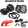 imageBOSS Audio Systems BHD98 Harley Davidson 6 x 9 Inch Saddlebag Speaker Kit  Fits Select 19982013 Road Glide and Street Glide Motorcycles 300 Watts of Power Per Pair Full Range 2 Way Sold in Pairs
