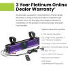 imageBOSS Audio Systems BRT17SLR ATV UTV Sound Bar  17 Inches Wide 3 inch Speakers 1 Inch Tweeters Full Range IPX5 Weatherproof Bluetooth Builtin Amp Multicolor Illumination Golf Cart Compatible