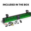 imageBOSS Audio Systems BRT36RGB ATV UTV Sound Bar  36 Inches Wide 4 inch Speakers Full Range 1 Inch Tweeters IPX5 Weatherproof Bluetooth Builtin Amplifier USB Port Multicolor Illumination