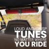 imageBOSS Audio Systems BRT36RGB ATV UTV Sound Bar  36 Inches Wide 4 inch Speakers Full Range 1 Inch Tweeters IPX5 Weatherproof Bluetooth Builtin Amplifier USB Port Multicolor Illumination