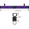 imageBOSS Audio Systems BRT37SLR ATV UTV Sound Bar  37 Inches Wide 3 inch Speakers 1 Inch Tweeters Full Range IPX5 Weatherproof Bluetooth Builtin Amp Multicolor Illumination Golf Cart Compatible
