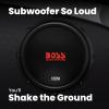 imageBOSS Audio Systems CXX124DVC Chaos Exxtreme Series 12 Inch Car Subwoofer  1200 Watts Max Dual 4 Ohm Voice Coil Sold Individually Hook Up to Amp