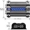 imageBOSS Audio Systems Cap18  18 Farad Car Capacitor For Energy Storage To Enhance Bass Demand From Audio System Audible Warning Tone For Reverse Polarity Voltage Overload Low Battery Voltage Led18 Farad