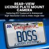 imageBOSS Audio Systems LPC35 Backup Car Rearview Reverse Camera  License Plate Mount 170 Wide Angle Low Light Visibility for Vehicle Pickup Truck RV Travel Trailers Camper Accessories Stereoaccessory