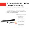 imageBOSS Audio Systems LPCB36 Car Truck Rearview Backup Reverse Camera  License Plate Mount 170 Wide Angle Rear View Cam Low Light FriendlyBlack