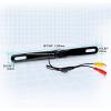 imageBOSS Audio Systems LPCB36 Car Truck Rearview Backup Reverse Camera  License Plate Mount 170 Wide Angle Rear View Cam Low Light FriendlyBlack