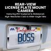 imageBOSS Audio Systems LPCB40 Reverse Rearview License Plate Backup Car Camera  170 Wide Angle Rear View Weatherproof Back Up Cam