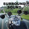 imageBOSS Audio Systems MC470B 3 Inch Motorcycle Full Range Speakers and Amplifier Sound System  Bluetooth 2 Channel Amplifier Weatherproof Volume Control ATV UTV Compatible4 3 Black Speakers  Class D Amp