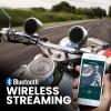 imageBOSS Audio Systems MCBK520B Motorcycle 3 Inch Stereo Speakers and Amplifier Audio Sound System  Bluetooth 2 Channel Amplifier Weatherproof FM Tuner USB SD Auxiliary In ATV UTV Compatible2 3 Chrome Speakers  Class AB Amp