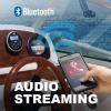 imageBOSS Audio Systems MGR350B Marine Boat Stereo Gauge Receiver  Bluetooth Head Unit No CD DVD Player Builtin 4 Channel Amplifier Weatherproof USB USB ChargingMGR350B Receiver