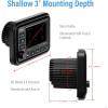 imageBOSS Audio Systems MGV520B Marine Gauge Receiver  Weatherproof 3 Inch LCD Builtin Amplifier Bluetooth Digital Media MP3 Player No CD Player USB Port AMFM RadioMGV550B Receiver