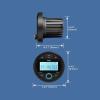imageBOSS Audio Systems MGV520B Marine Gauge Receiver  Weatherproof 3 Inch LCD Builtin Amplifier Bluetooth Digital Media MP3 Player No CD Player USB Port AMFM RadioMGR300B Receiver