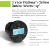 imageBOSS Audio Systems MGV520B Marine Gauge Receiver  Weatherproof 3 Inch LCD Builtin Amplifier Bluetooth Digital Media MP3 Player No CD Player USB Port AMFM RadioMGR300B Receiver