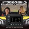 imageBOSS Audio Systems MGV520B Marine Gauge Receiver  Weatherproof 3 Inch LCD Builtin Amplifier Bluetooth Digital Media MP3 Player No CD Player USB Port AMFM RadioMGV550B Receiver