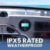 imageBOSS Audio Systems MGV520B Marine Gauge Receiver  Weatherproof 3 Inch LCD Builtin Amplifier Bluetooth Digital Media MP3 Player No CD Player USB Port AMFM RadioMGR300B Receiver