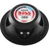 imageBOSS Audio Systems MR52B 525 inch Marine Boat Stereo Speakers  150 Watts per Pair Coaxial 2 Way Full Range 4 Ohms Weatherproof Sold in Pairs