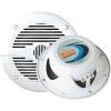 imageBOSS Audio Systems MR60W 65 inch Marine Boat Stereo Speakers  200 Watts pair 2 Way Full Range Tweeters Coaxial Weatherproof Sold in Pairs