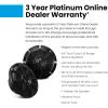 imageBOSS Audio Systems MR62B 200 Watt Per Pair 65 Inch Full Range 2 Way Weatherproof Marine Speakers Sold in Pairs Black