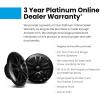 imageBOSS Audio Systems MR6B 65 inch Marine Stereo Boat Speakers  180 Watts pair 2 Way Full Range Tweeters Coaxial Weatherproof Sold in PairsBLACK