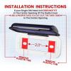 imageBOSS Audio Systems MRC5 Marine Waterproof Radio CoverBlackWhite Marine Radio Cover