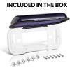 imageBOSS Audio Systems MRC5 Marine Waterproof Radio CoverBlackWhite Marine Radio Cover