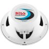 imageBOSS Audio Systems MRGB55W 525 Inch Marine Speakers  Weatherproof 150 Watts Per Pair 75 Watts Each MultiColor Illumination Full Range 2 Way Sold in Pairs525 White 150W MR25W