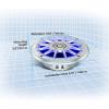 imageBOSS Audio Systems MRGB65S 65 Inch Marine Boat Stereo Speakers  200 Watts Max per pair Coaxial 2 Way Full Range 4 Ohms Weatherproof MultiColor Illumination Sold In PairsSilver