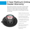 imageBOSS Audio Systems MRGB65S 65 Inch Marine Boat Stereo Speakers  200 Watts Max per pair Coaxial 2 Way Full Range 4 Ohms Weatherproof MultiColor Illumination Sold In PairsBlack