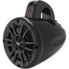 imageBOSS Audio Systems MRWT40RGB 4 Inch Marine Wake Tower Speakers  Full Range 2Way IPX5 Rated Multicolor Illumination Sold in Pairs4 inch Speakers Black 400W