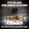 imageBOSS Audio Systems POLCAM OffRoad Front Or Reverse Rearview Backup Vehicle Camera  Compatible With Polaris RZR Ride Command ATV UTV Waterproof IPX6 Rated Low Light Visibility Wide Angle ViewCamera