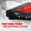 imageBOSS Audio Systems PT1600 Phantom Series Car Stereo Amplifier  1600 High Output 2 Channel Class AB 24 Ohm HighLow Level Inputs HighLow Pass Crossover Full Range Mosfet Bridgeable
