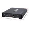 imageBOSS Audio Systems R1600M Monoblock Car Amplifier  1600 W High Output LowHigh Level Inputs Low Pass Crossover Hook Up to Subwoofer for Bass3400W Monoblock